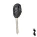 Uncut Plastic Head Key Blank | Givi | GIV-1.P Automotive Key JMA USA