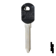 Uncut Plastic Head Key Blank | GM | B92P Automotive Key JMA USA