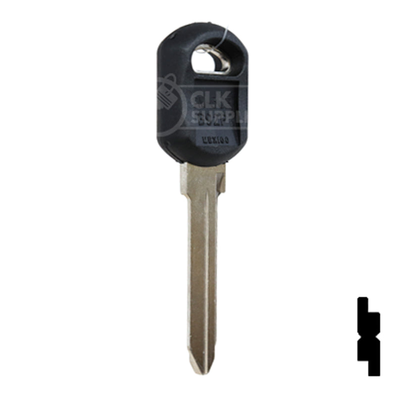 Uncut Plastic Head Key Blank | GM | B92P Automotive Key JMA USA