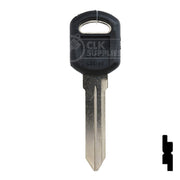 Uncut Plastic Head Key Blank | GM | B92P Automotive Key JMA USA