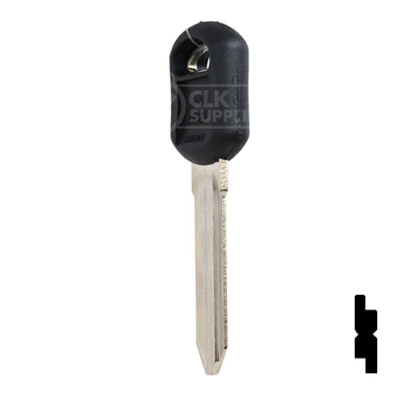 Uncut Plastic Head Key Blank | GM | B92P Automotive Key JMA USA