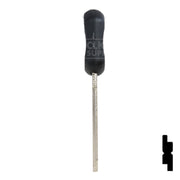 Uncut Plastic Head Key Blank | GM | B92P Automotive Key JMA USA