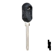 Uncut Plastic Head Key Blank | GM | B92P Automotive Key JMA USA