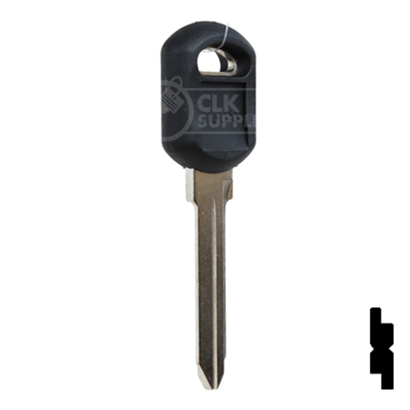 Uncut Plastic Head Key Blank | GM | B92P Automotive Key JMA USA