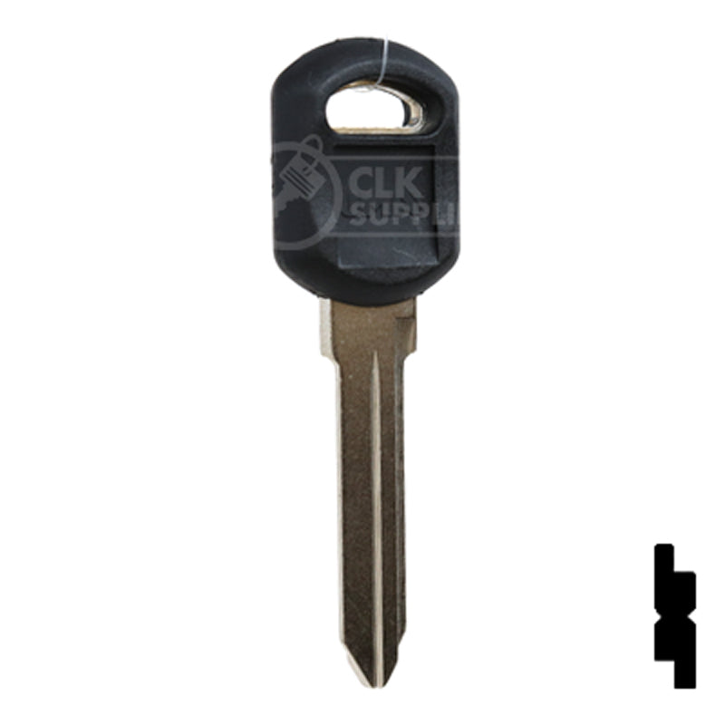 Uncut Plastic Head Key Blank | GM | B92P Automotive Key JMA USA