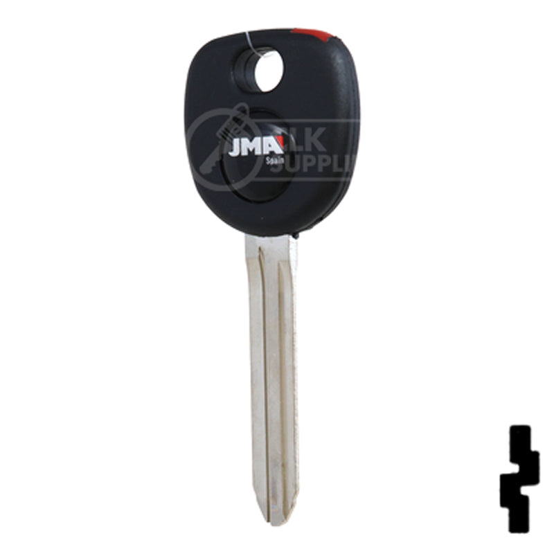 Uncut Plastic Head Key Blank | GM, Isuzu | TP08ISU-3D-P2 Automotive Key JMA USA