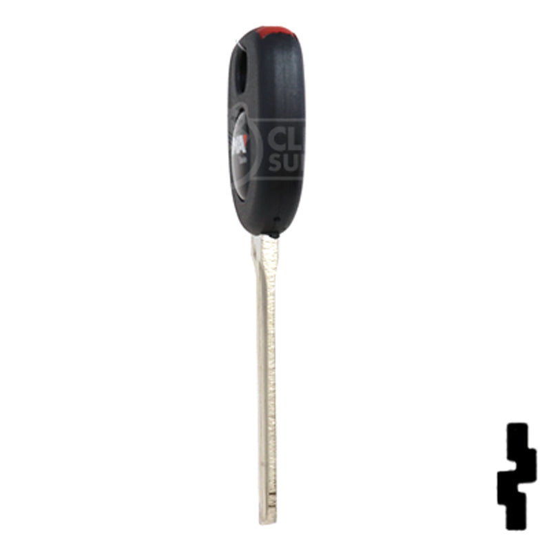 Uncut Plastic Head Key Blank | GM, Isuzu | TP08ISU-3D-P2 Automotive Key JMA USA