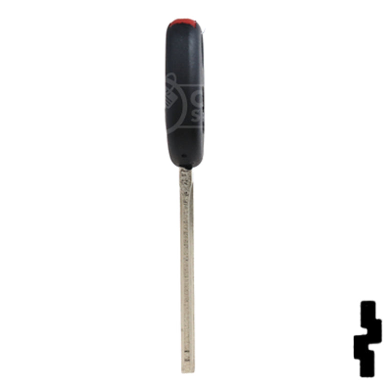 Uncut Plastic Head Key Blank | GM, Isuzu | TP08ISU-3D-P2 Automotive Key JMA USA