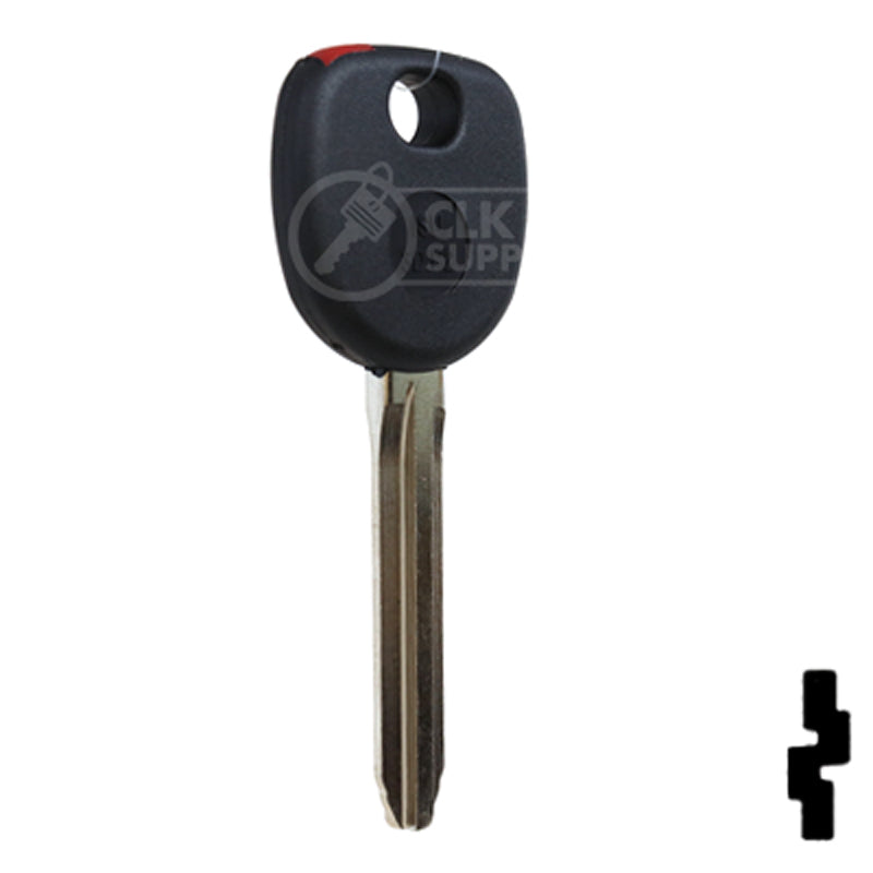 Uncut Plastic Head Key Blank | GM, Isuzu | TP08ISU-3D-P2 Automotive Key JMA USA