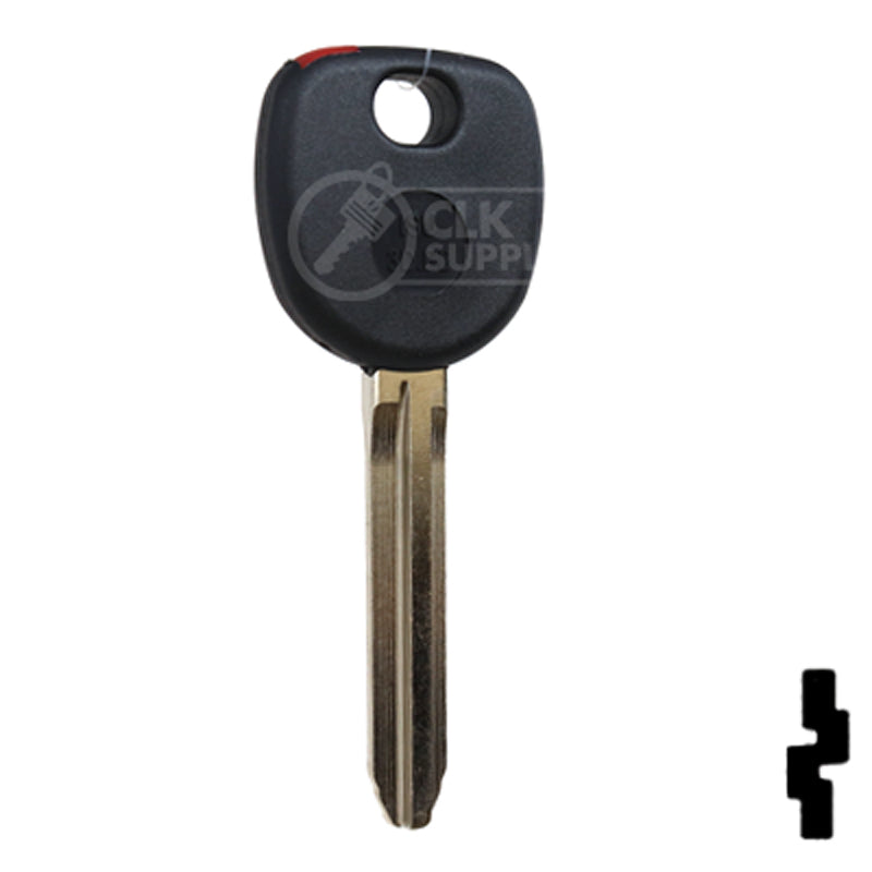 Uncut Plastic Head Key Blank | GM, Isuzu | TP08ISU-3D-P2 Automotive Key JMA USA