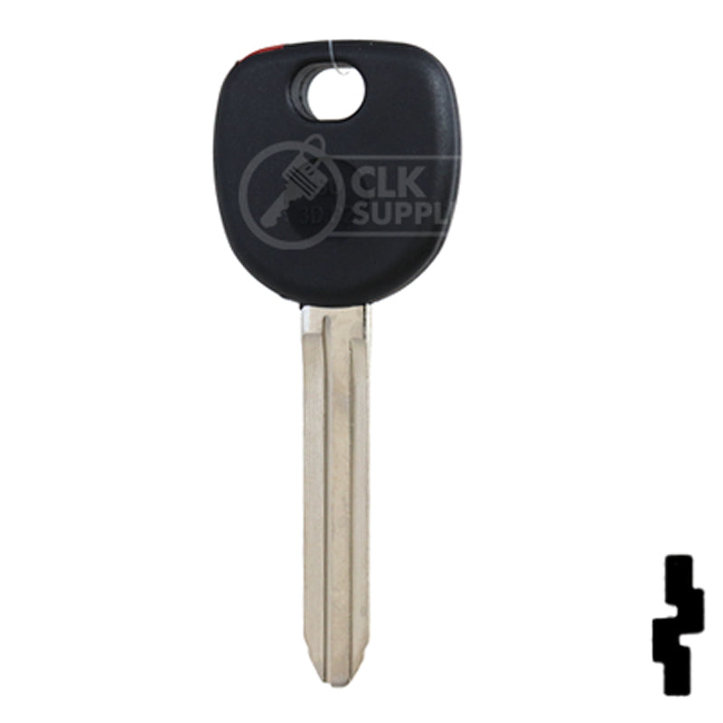 Uncut Plastic Head Key Blank | GM, Isuzu | TP08ISU-3D-P2 Automotive Key JMA USA