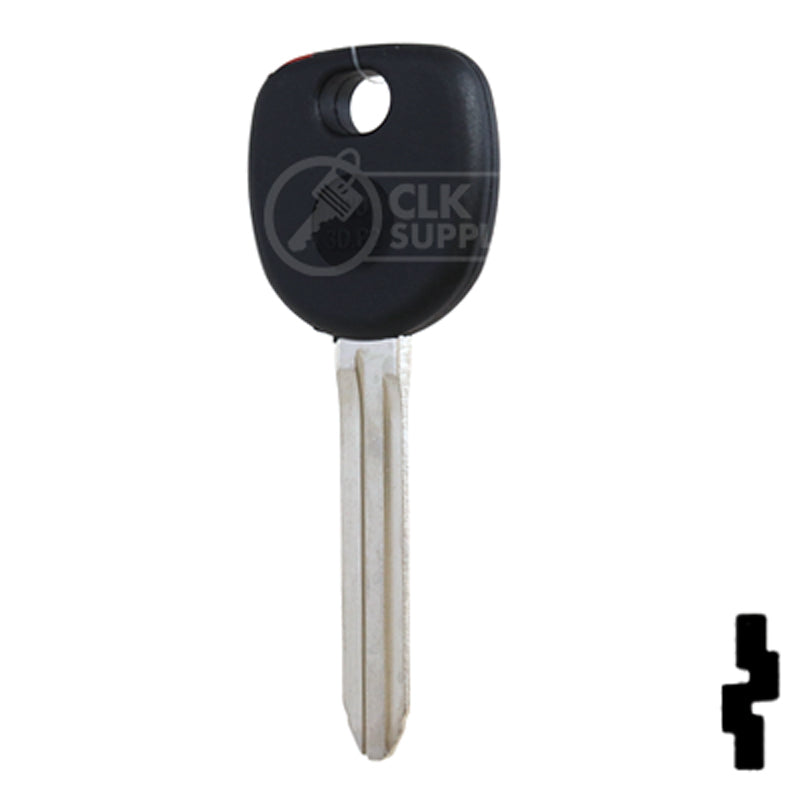 Uncut Plastic Head Key Blank | GM, Isuzu | TP08ISU-3D-P2 Automotive Key JMA USA