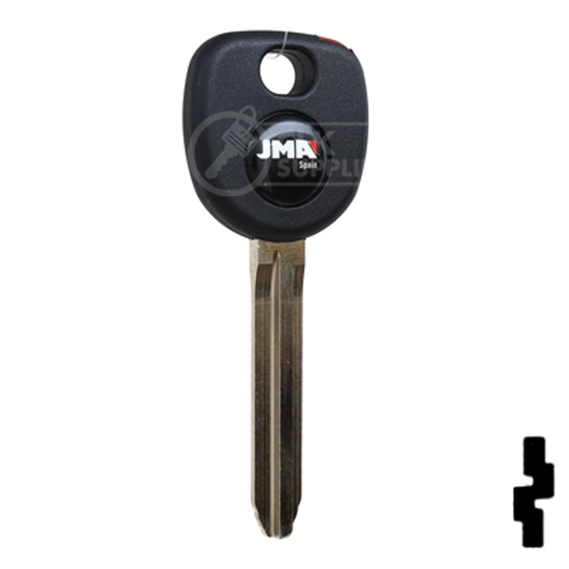 Uncut Plastic Head Key Blank | GM, Isuzu | TP08ISU-3D-P2 Automotive Key JMA USA
