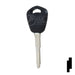 Uncut Plastic Head Key Blank | Honda, Acura | HD101, X208 Automotive Key JMA USA