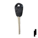 Uncut Plastic Head Key Blank | Honda, Acura | HD101, X208 Automotive Key JMA USA