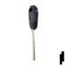 Uncut Plastic Head Key Blank | Honda, Acura | HD101, X208 Automotive Key JMA USA