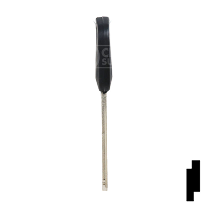 Uncut Plastic Head Key Blank | Honda, Acura | HD101, X208 Automotive Key JMA USA
