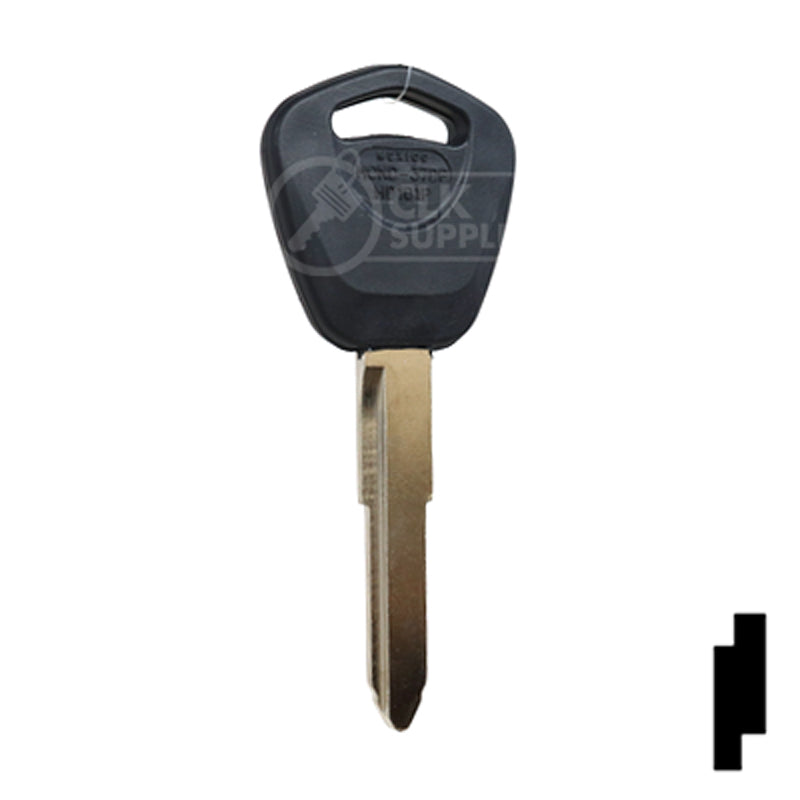 Uncut Plastic Head Key Blank | Honda, Acura | HD101, X208 Automotive Key JMA USA