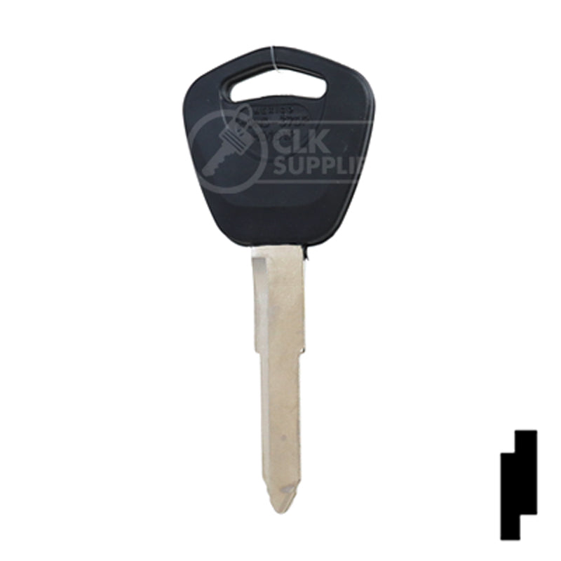 Uncut Plastic Head Key Blank | Honda, Acura | HD101, X208 Automotive Key JMA USA