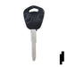 Uncut Plastic Head Key Blank | Honda, Acura | HD101, X208 Automotive Key JMA USA