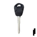 Uncut Plastic Head Key Blank | Honda, Acura | HD101, X208 Automotive Key JMA USA