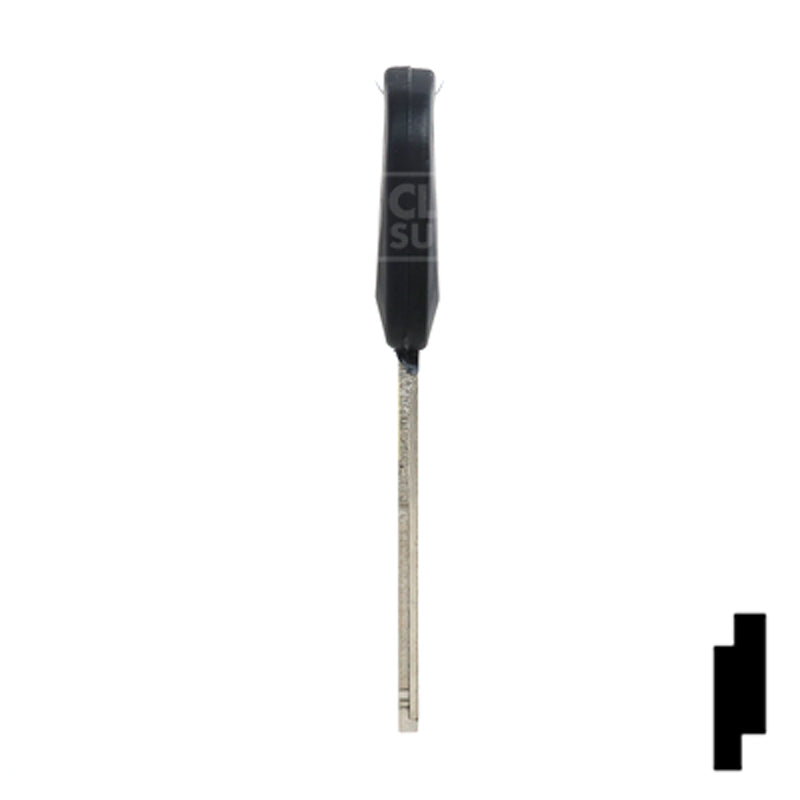 Uncut Plastic Head Key Blank | Honda, Acura | HD101, X208 Automotive Key JMA USA
