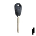 Uncut Plastic Head Key Blank | Honda, Acura | HD101, X208 Automotive Key JMA USA