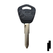 Uncut Plastic Head Key Blank | Honda, Acura | HD101, X208 Automotive Key JMA USA