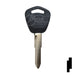 Uncut Plastic Head Key Blank | Honda, Acura | HD101, X208 Automotive Key JMA USA