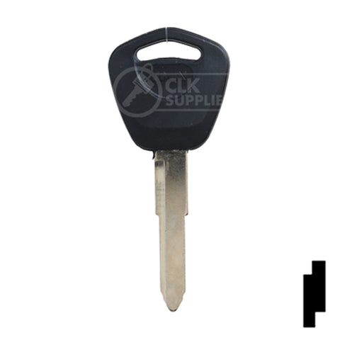 Uncut Plastic Head Key Blank | Honda, Acura | HD101, X208