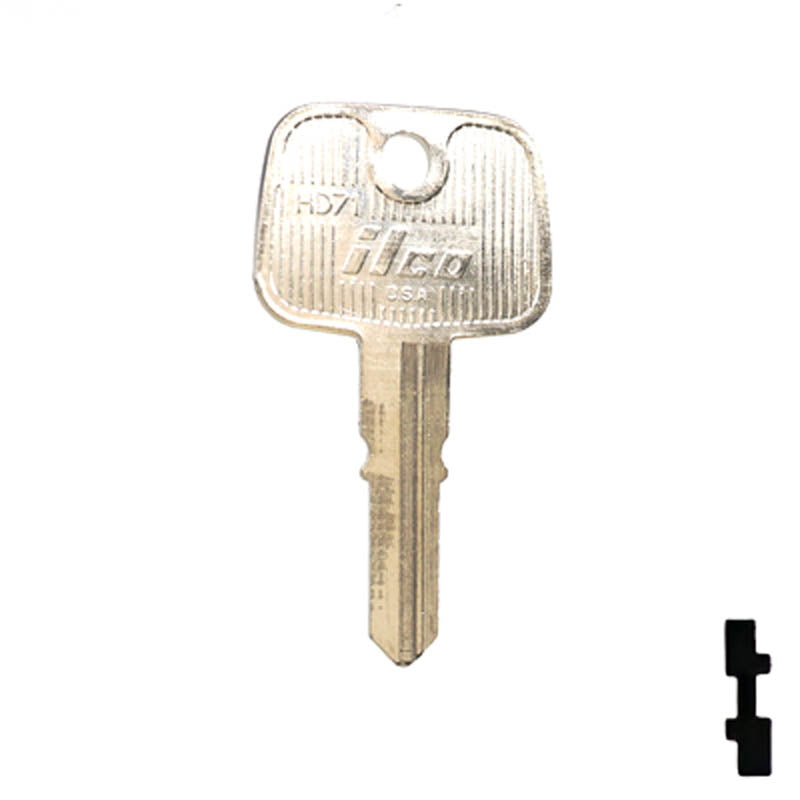 Uncut Plastic Head Key Blank | Honda | HD71 Automotive Key JMA USA