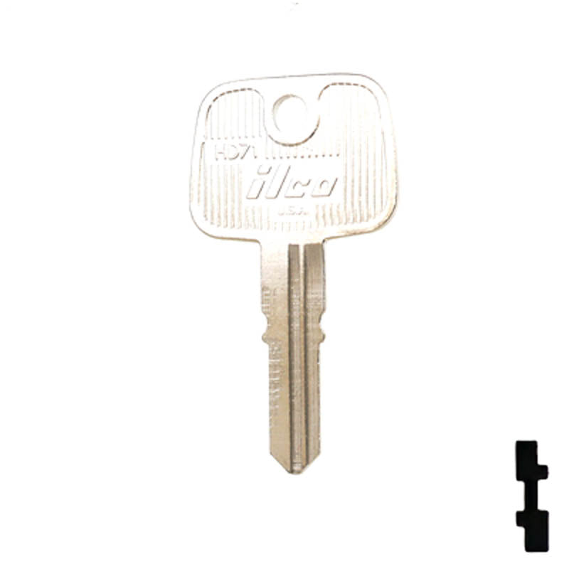 Uncut Plastic Head Key Blank | Honda | HD71 Automotive Key JMA USA