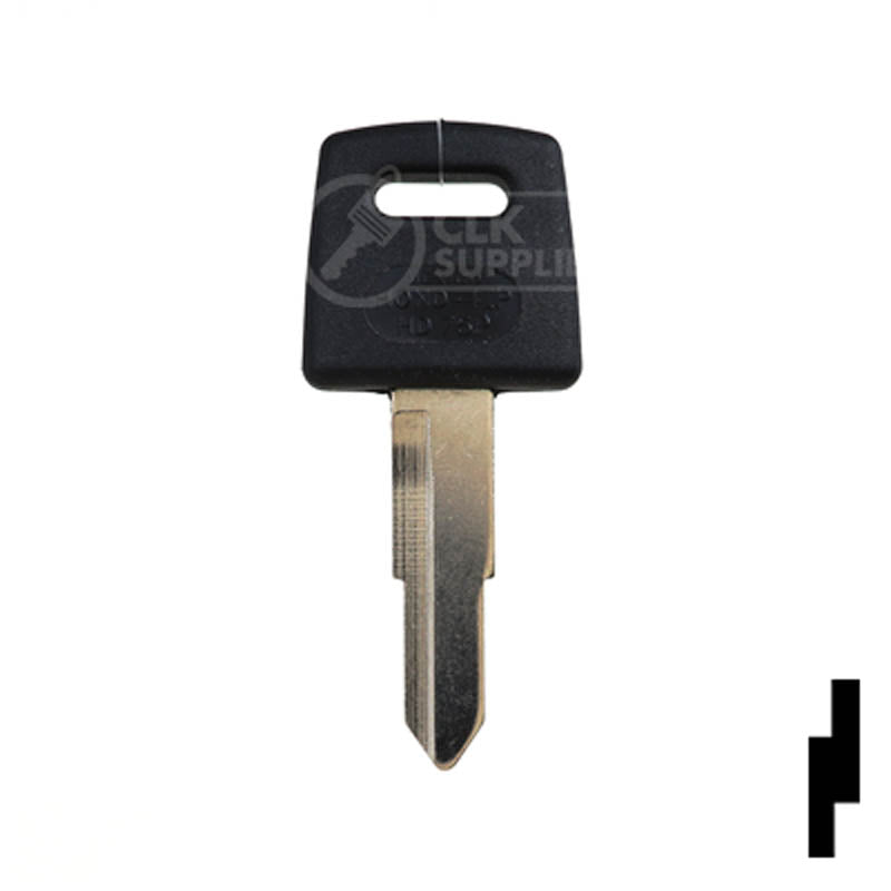 Uncut Plastic Head Key Blank | Honda |  X138-P, HD75-P Automotive Key JMA USA