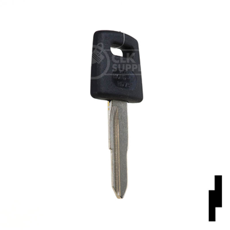 Uncut Plastic Head Key Blank | Honda |  X138-P, HD75-P Automotive Key JMA USA