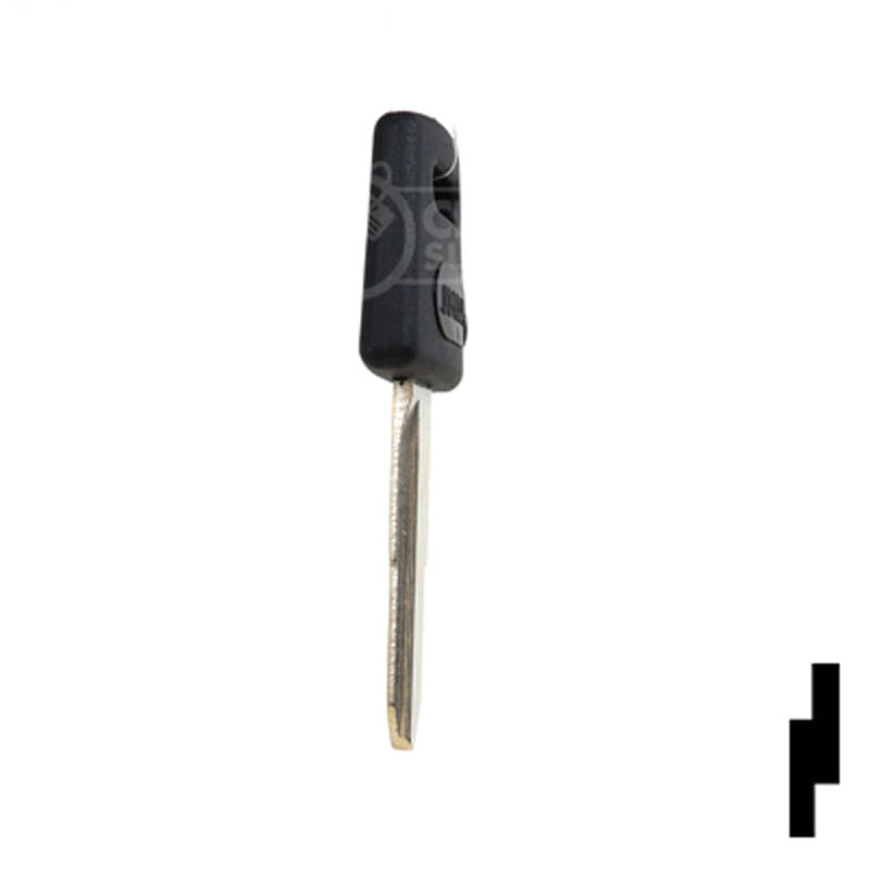 Uncut Plastic Head Key Blank | Honda |  X138-P, HD75-P Automotive Key JMA USA