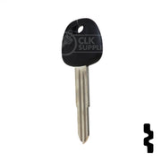 Uncut Plastic Head Key Blank | Hyundai, Kia | HY14-P Automotive Key JMA USA