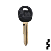 Uncut Plastic Head Key Blank | Hyundai | X232-P, HY12-P Automotive Key JMA USA