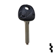 Uncut Plastic Head Key Blank | Hyundai | X282-P, HY17-P Automotive Key JMA USA