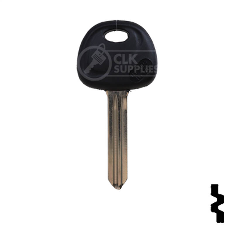 Uncut Plastic Head Key Blank | Hyundai | X282-P, HY17-P Automotive Key JMA USA