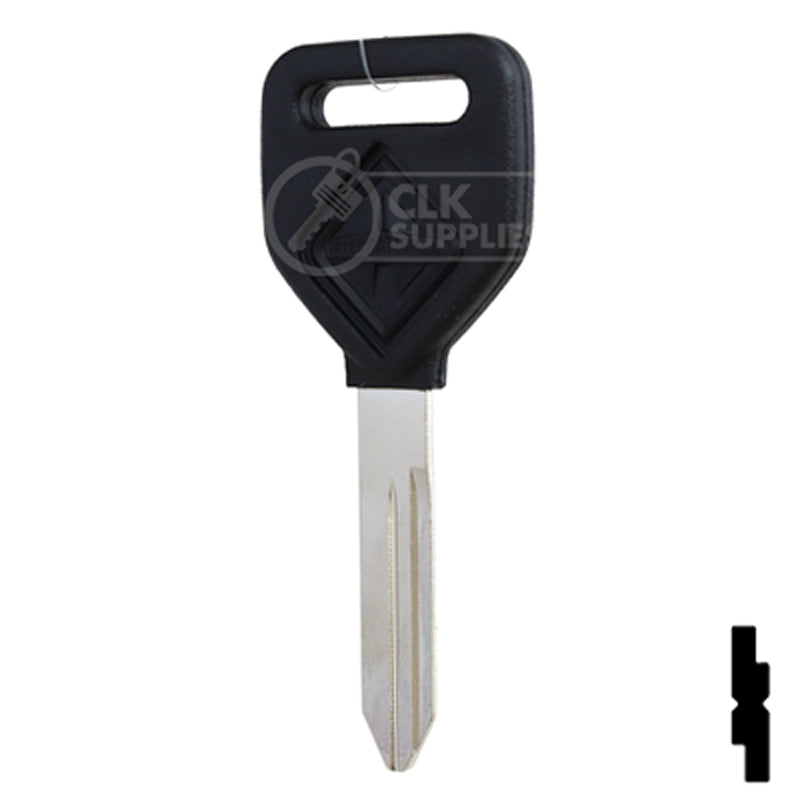 Uncut Plastic Head Key Blank | International, Navistarr | 690356 Automotive Key Strattec