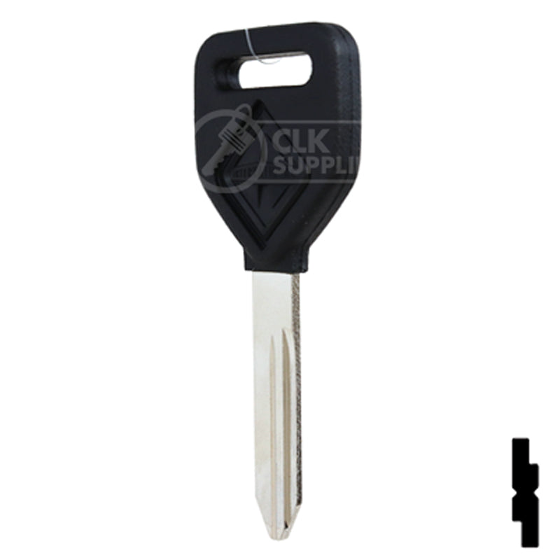 Uncut Plastic Head Key Blank | International, Navistarr | 690356 Automotive Key Strattec
