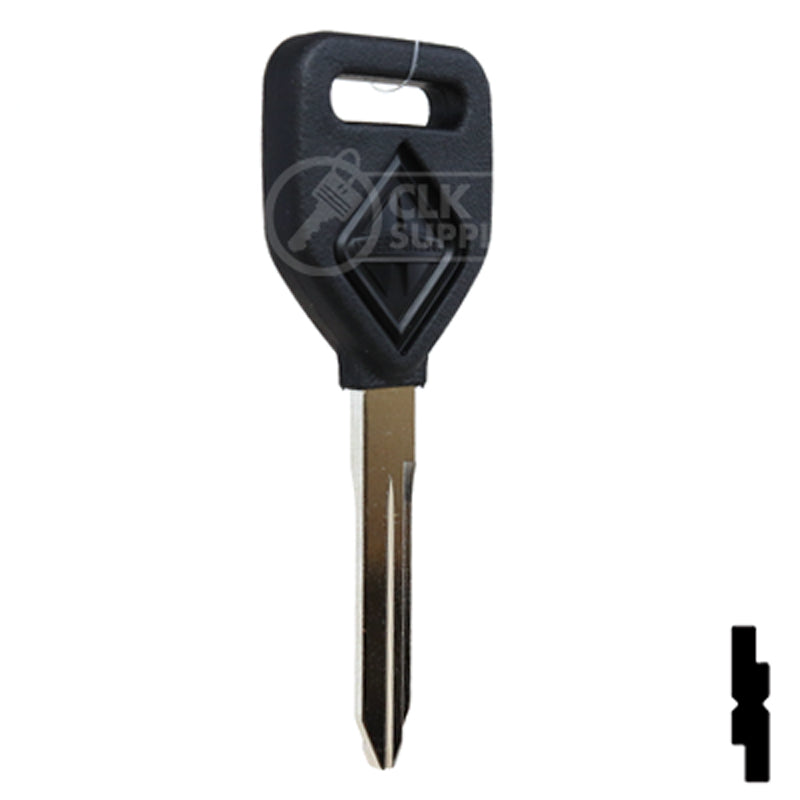 Uncut Plastic Head Key Blank | International, Navistarr | 690356 Automotive Key Strattec