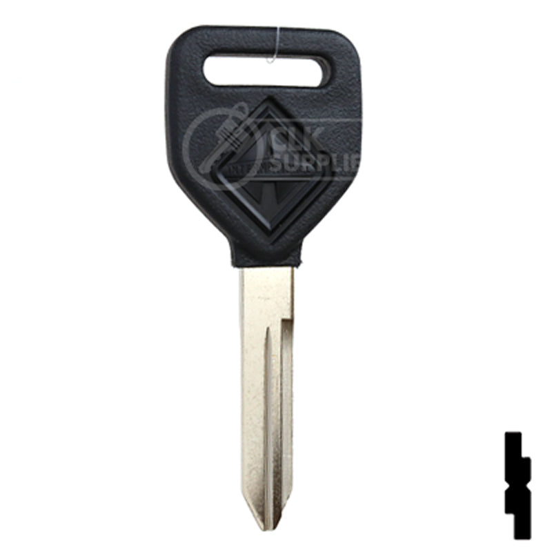 Uncut Plastic Head Key Blank | International, Navistarr | 690356 Automotive Key Strattec