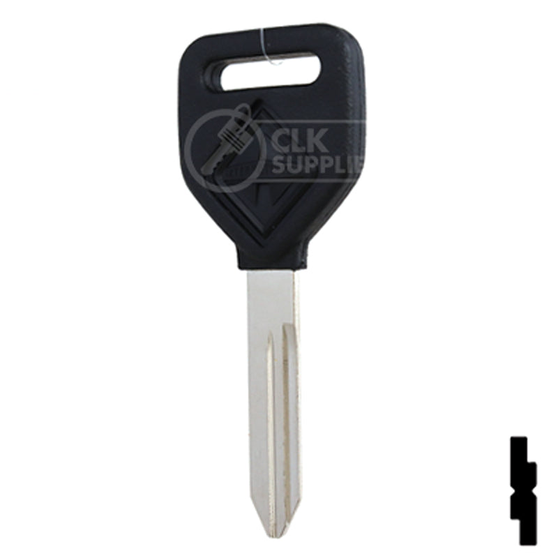Uncut Plastic Head Key Blank | International, Navistarr | 690356 Automotive Key Strattec