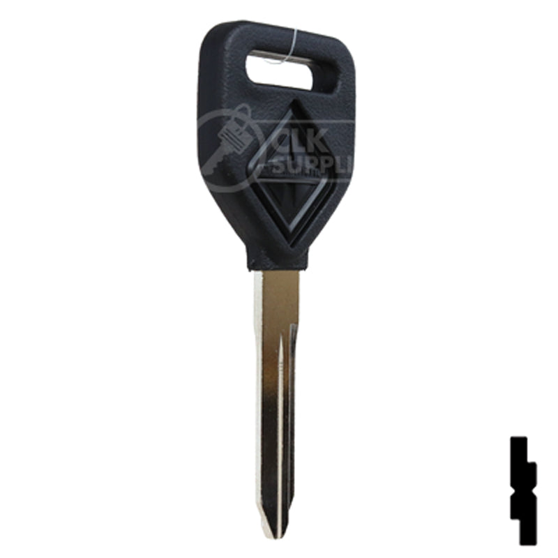 Uncut Plastic Head Key Blank | International, Navistarr | 690356 Automotive Key Strattec