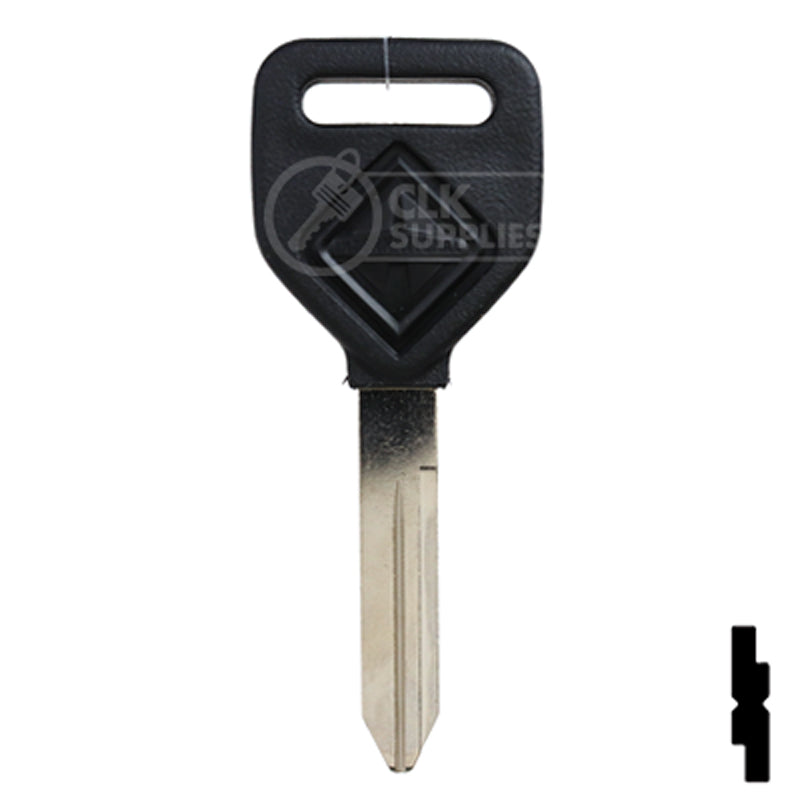 Uncut Plastic Head Key Blank | International, Navistarr | 690356 Automotive Key Strattec