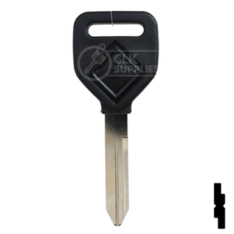 Uncut Plastic Head Key Blank | International, Navistarr | 690356 Automotive Key Strattec