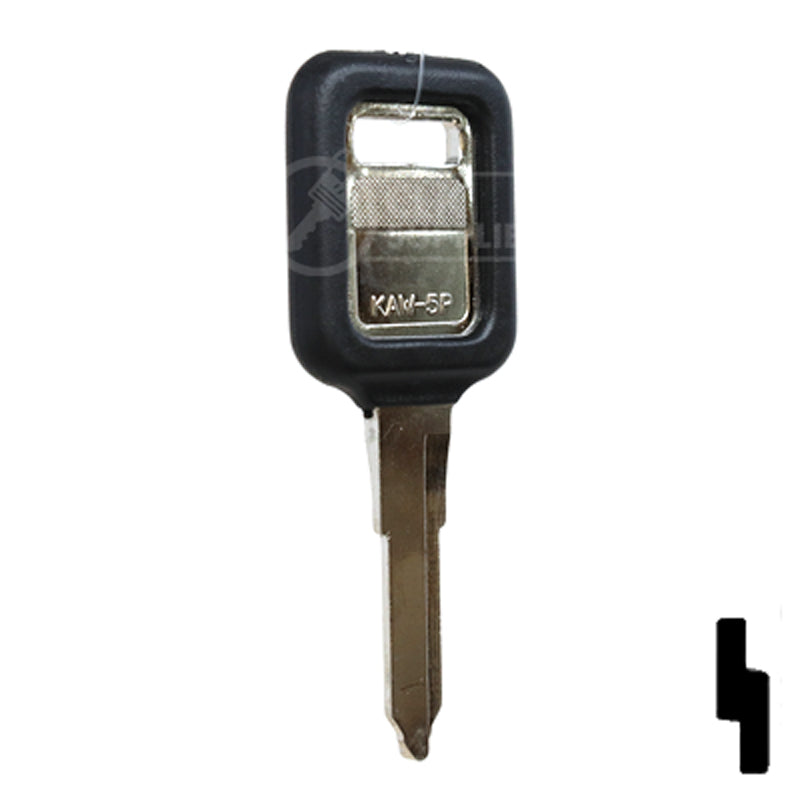 Uncut Plastic Head Key Blank | Kawasaki | KAW-5.P Automotive Key JMA USA