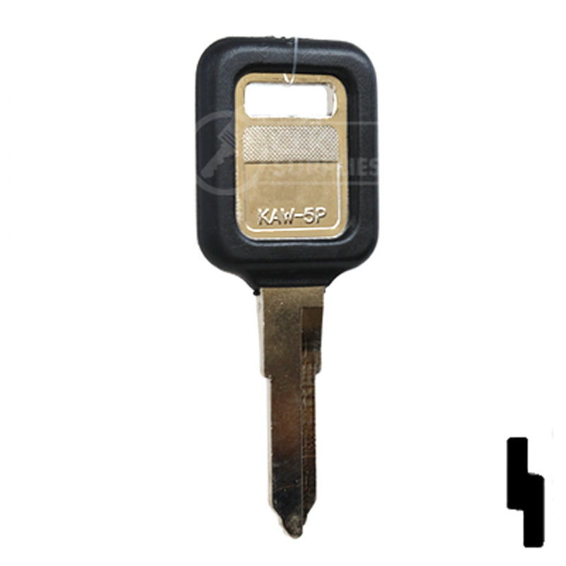 Uncut Plastic Head Key Blank | Kawasaki | KAW-5.P Automotive Key JMA USA