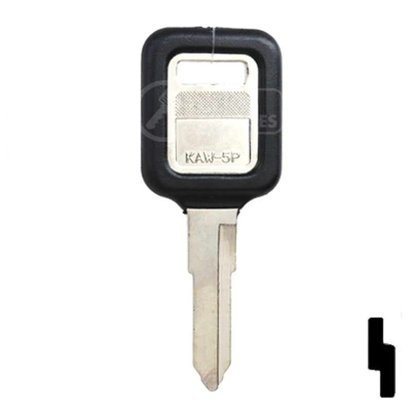 Uncut Plastic Head Key Blank | Kawasaki | KAW-5.P Automotive Key JMA USA